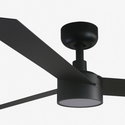 FARO 34291-1TW - LED stmievateľný stropný ventilátor CRUISER LED/20W/230V 2700/3000/4000K priemer 132 cm čierna + diaľkové ovládanie