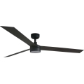 FARO 34293WT1S - LED stmievateľný stropný ventilátor CRUISER XL LED/18W/230V 2700/3000/4000K pr. 160 cm čierna Wi-Fi Tuya + diaľkové ovládanie