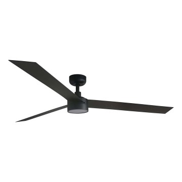 FARO 34293WT1S - LED stmievateľný stropný ventilátor CRUISER XL LED/18W/230V, 2700/3000/4000K, priemer 160 cm, čierny, Wi-Fi Tuya + diaľkové ovládanie