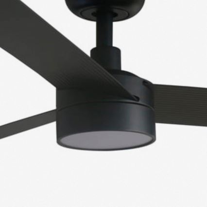 FARO 34293WT1S - LED stmievateľný stropný ventilátor CRUISER XL LED/18W/230V 2700/3000/4000K pr. 160 cm čierna Wi-Fi Tuya + diaľkové ovládanie