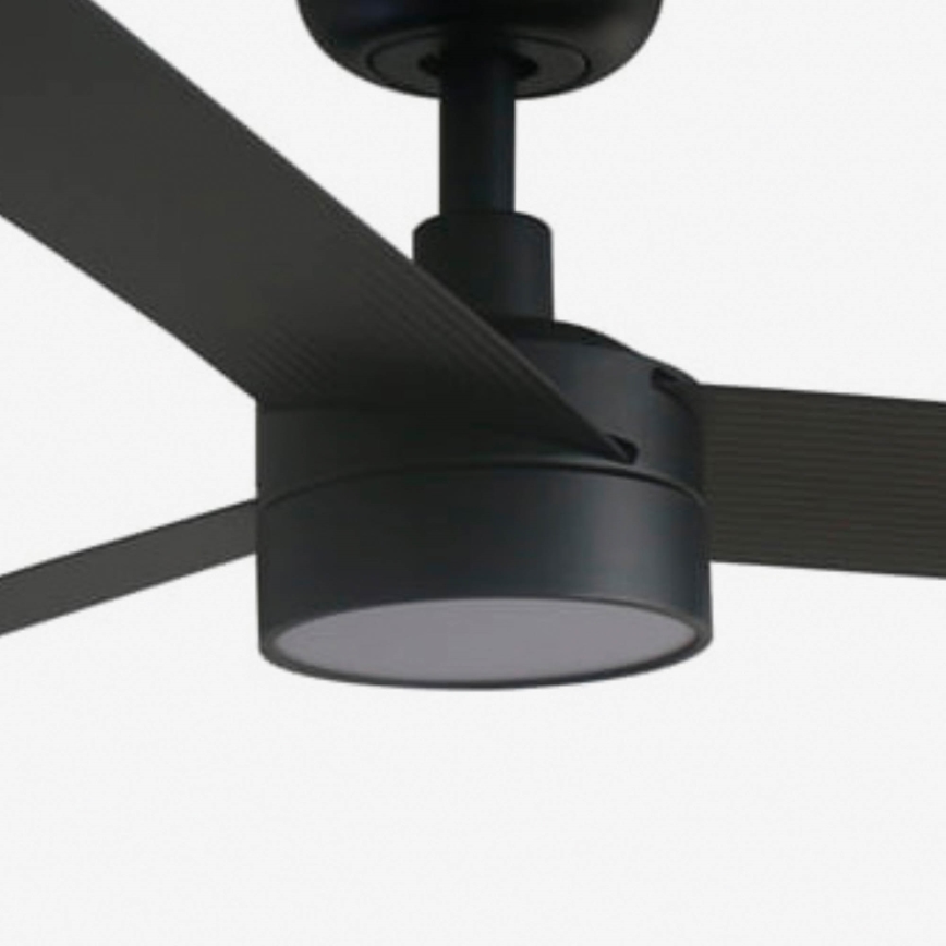 FARO 34293WT1S - LED stmievateľný stropný ventilátor CRUISER XL LED/18W/230V 2700/3000/4000K pr. 160 cm čierna Wi-Fi Tuya + diaľkové ovládanie