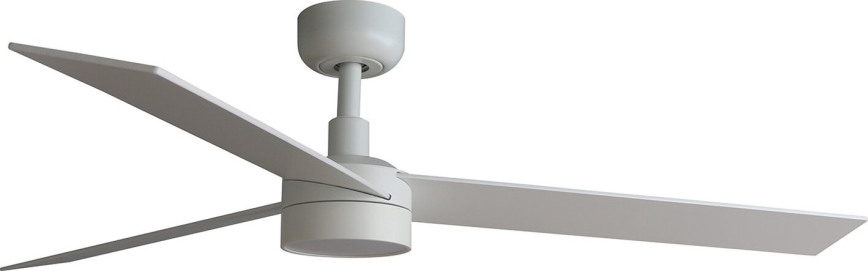 FARO 34297WT-1TW - LED Stmievateľný stropný ventilátor RUDDER L LED/18W/230V 2700/4350/6000K biela pr. 132 cm Wi-Fi Tuya + diaľkové ovládanie