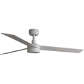 FARO 34297WT1S - LED stmievateľný stropný ventilátor RUDDER L LED/18W/230V 2700/3000/4000K priemer 132 cm béžová/biela Wi-Fi Tuya + diaľkové ovládanie