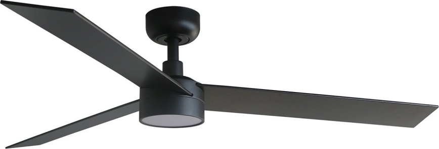 FARO 34298WT-1TW - LED Stmievateľný stropný ventilátor RUDDER L LED/18W/230V 2700/4350/6000K čierna pr. 132 cm Wi-Fi Tuya + diaľkové ovládanie