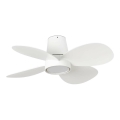 FARO 34315WT - LED Stmievateľný stropný ventilátor KLOVER TUB S LED/20W/230V 2700/4000/6500K biela pr. 80 cm Wi-Fi Tuya + diaľkové ovládanie