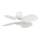 FARO 34315WT - LED Stmievateľný stropný ventilátor KLOVER TUB S LED/20W/230V 2700/4000/6500K biela pr. 80 cm Wi-Fi Tuya + diaľkové ovládanie
