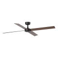 FARO 34356 - Stropný ventilátor RUDDER L hnedá/čierna pr. 132 cm + diaľkové ovládanie