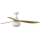 FARO 34361WT-11L - Stropný ventilátor OUTWOOD L 1xE27/15W/230V hnedá/biela pr. 150 cm Wi-Fi Tuya IP44 + diaľkové ovládanie