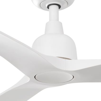 FARO 34363WT - Stropný ventilátor OUTWOOD L biela pr. 150 cm Wi-Fi Tuya IP44 + diaľkové ovládanie
