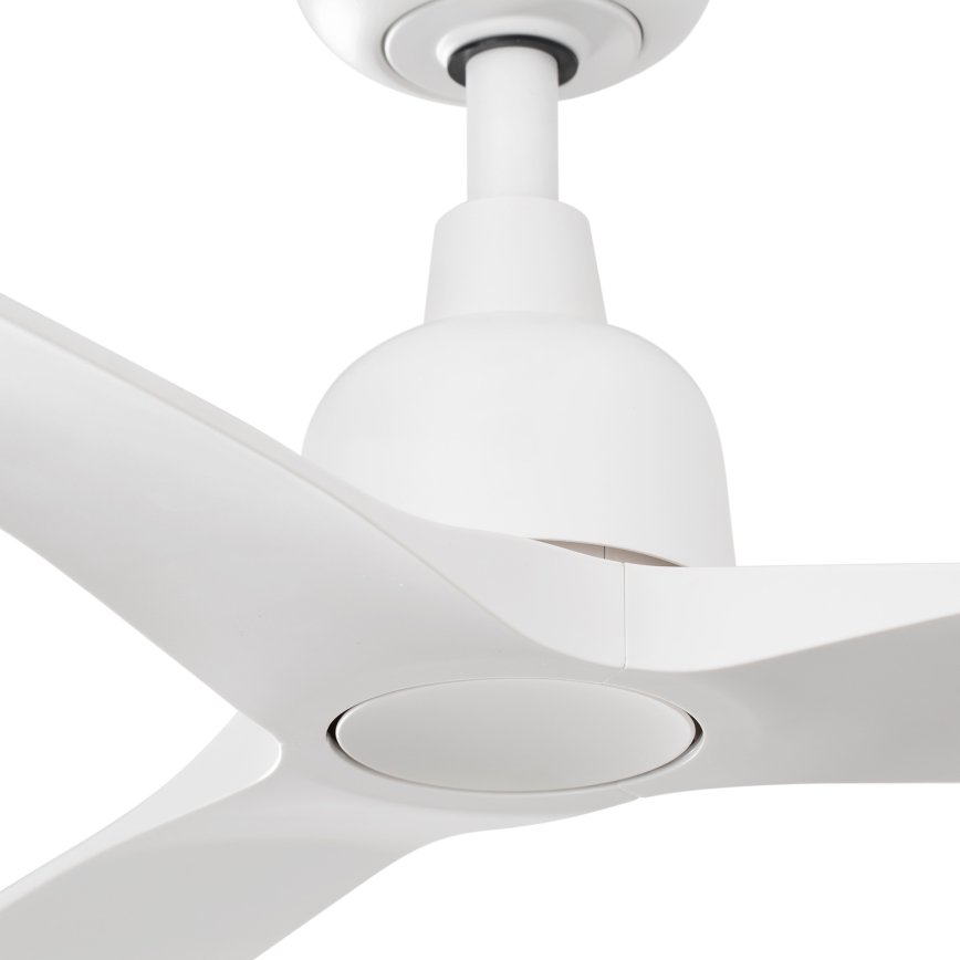 FARO 34363WT - Stropný ventilátor OUTWOOD L biela pr. 150 cm Wi-Fi Tuya IP44 + diaľkové ovládanie