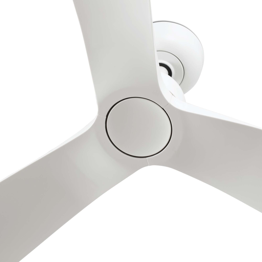 FARO 34363WT - Stropný ventilátor OUTWOOD L biela pr. 150 cm Wi-Fi Tuya IP44 + diaľkové ovládanie