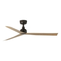 FARO 34371 - Stropný ventilátor MARINE M pr. 125 cm hnedý/čierny IP44 + diaľkové ovládanie
