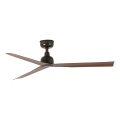FARO 34372WT - Stropný ventilátor MARINE M, priemer 125 cm, hnedá/čierna, IP44, Wi-Fi Tuya + diaľkové ovládanie