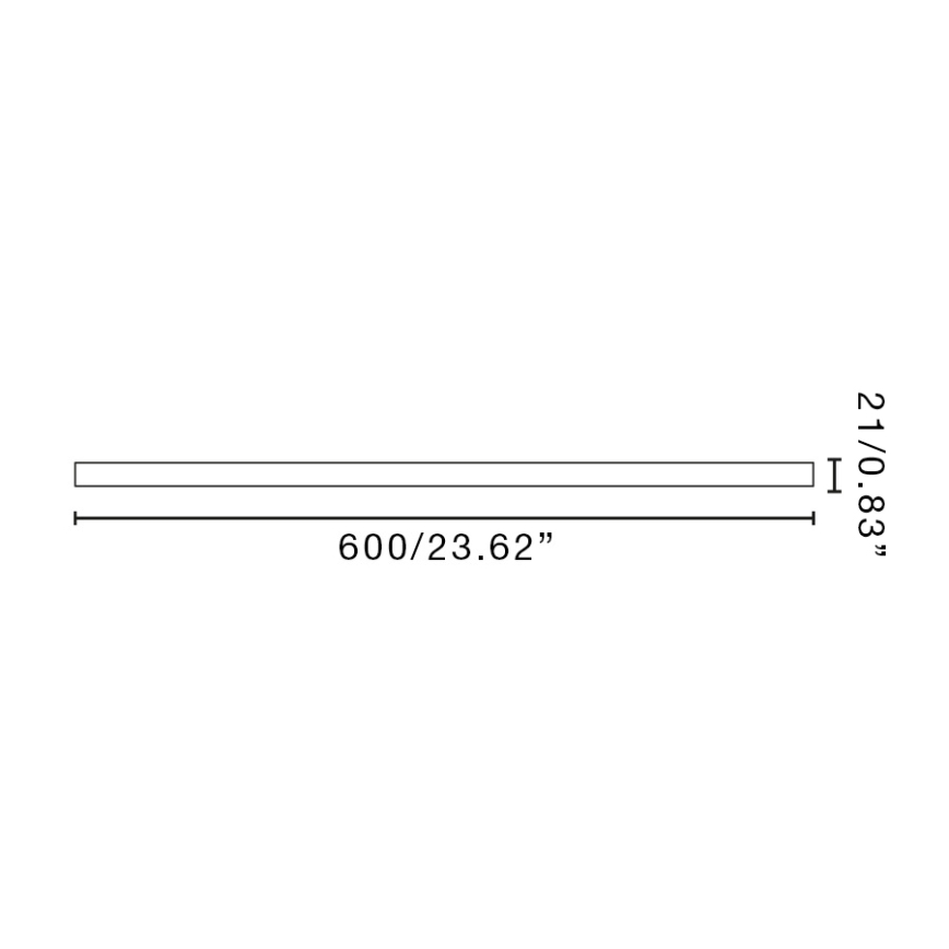 FARO 3T061209 - Predlžovacia tyč LANTAU 60 cm čierna