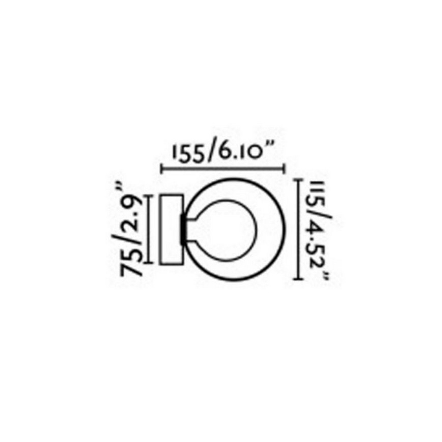 FARO 40086 - Kúpeľňové nástenné svietidlo PERLA 1xG9/6W/230V IP44