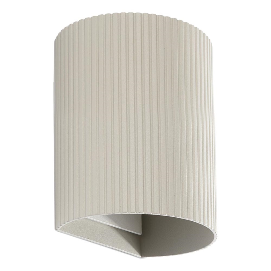 FARO 40528 - Nástenné svietidlo SOLE 1xGU10/8W/230V šedá vrúbkovaná zaokrúhlený