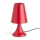 FARO 54005 - Stolná lampa SIRA 1xE14/20W/230V červená