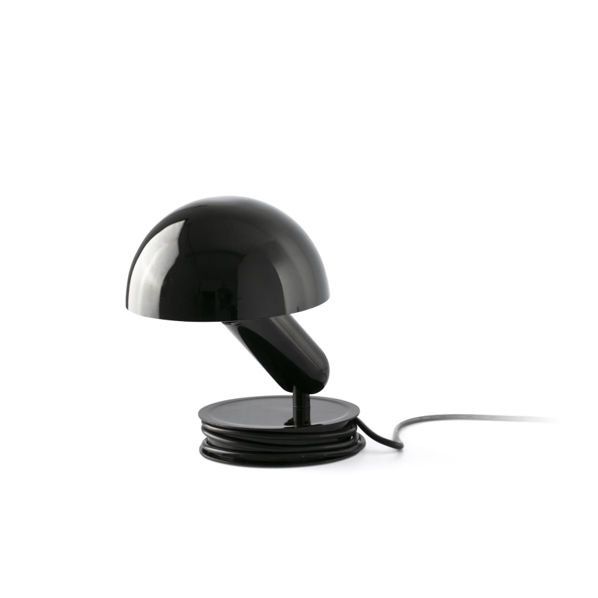 FARO 56100 - Stolná lampa s klipom 2v1 BELA 1xE27/15W/230V čierna