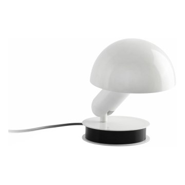 FARO 56101 - Stolná lampa s klipom 2v1 BELA 1xE27/15W/230V biela