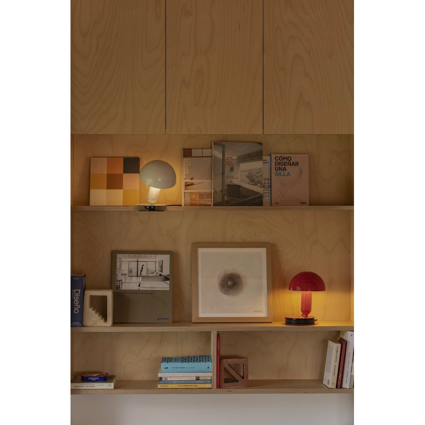 FARO 56101 - Stolná lampa s klipom 2v1 BELA 1xE27/15W/230V biela