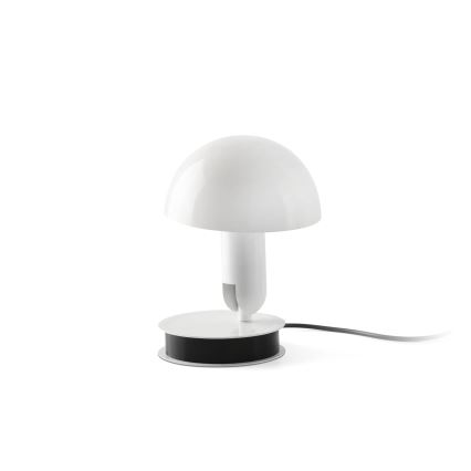 FARO 56101 - Stolná lampa s klipom 2v1 BELA 1xE27/15W/230V biela