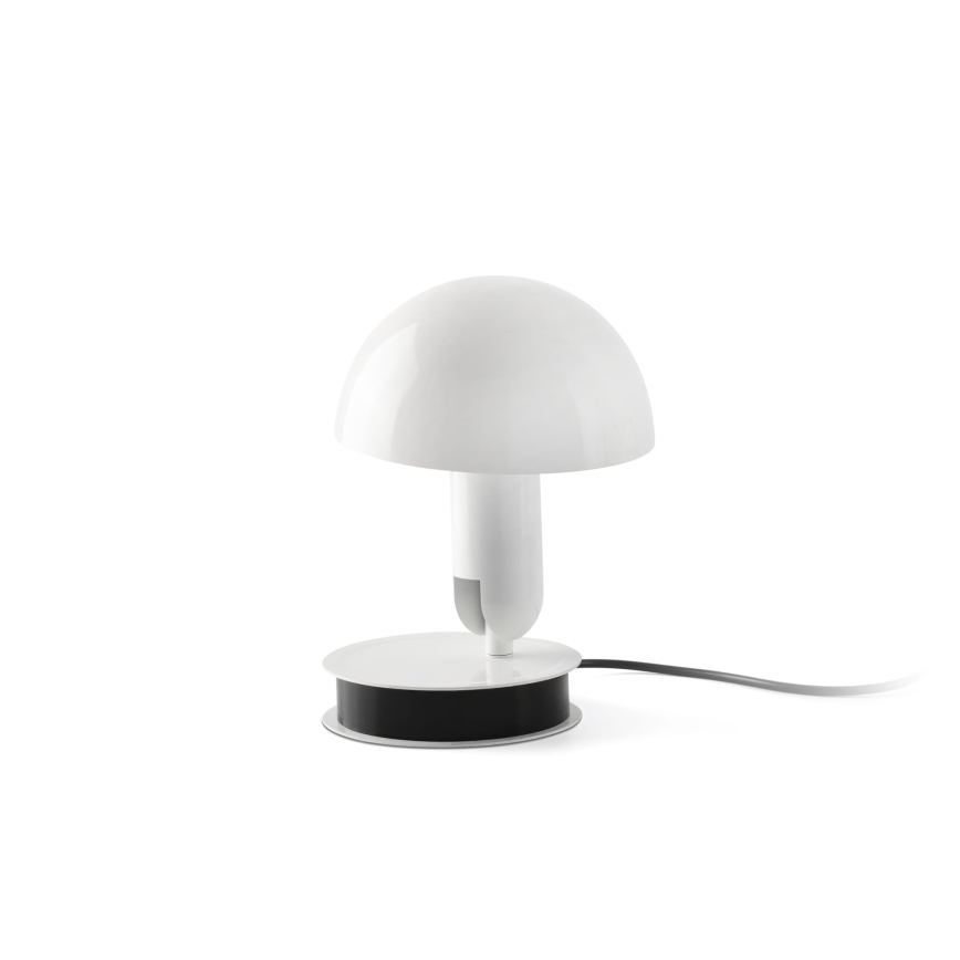 FARO 56101 - Stolná lampa s klipom 2v1 BELA 1xE27/15W/230V biela