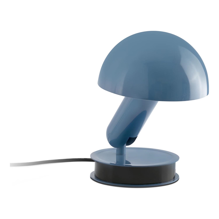 FARO 56102 - Stolná lampa s klipom 2v1 BELA 1xE27/15W/230V modrá