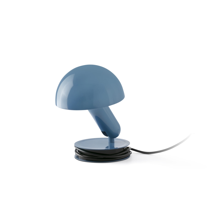FARO 56102 - Stolná lampa s klipom 2v1 BELA 1xE27/15W/230V modrá