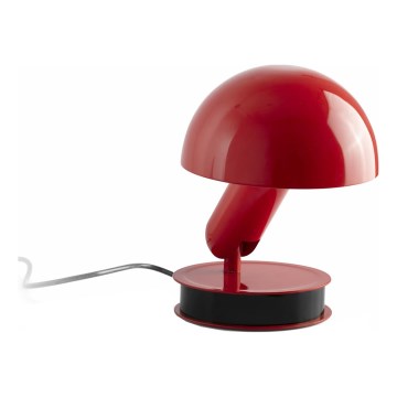 FARO 56103 - Stolná lampa s klipom 2v1 BELA 1xE27/15W/230V červená
