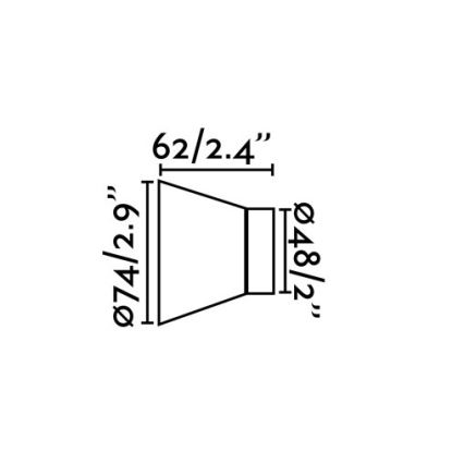 Faro 62300 - Nástenné svietidlo KERA 1xE27/15W/230V