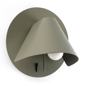 FARO 62356 - Nástenné bodové svietidlo NOON 1xE27/15W/230V khaki
