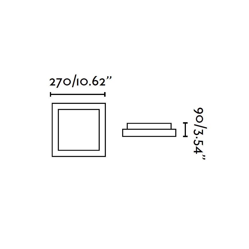 FARO 62968 - Stropné svietidlo TOLA 1 1xE27/20W/230V