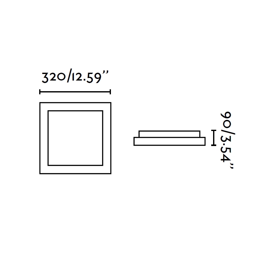 FARO 62969 - Stropné svietidlo TOLA 2 2xE27/20W/230V