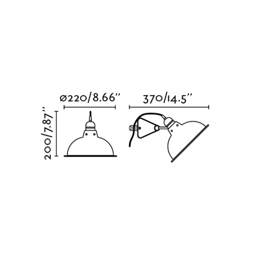 FARO 64169 - Lampa s klipom PEPPER 1xE27/40W/230V