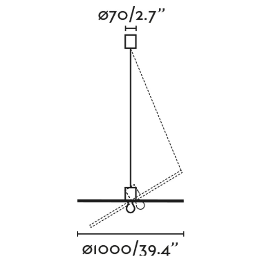 FARO 68590-70 - Luster na lanku COSTAS 1xE27/15W/230V pr. 100 cm čierna/ratan