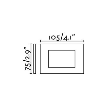 FARO 70163 - LED Vonkajšie zápustné svietidlo SPARK-1 LED/5W/230V IP65