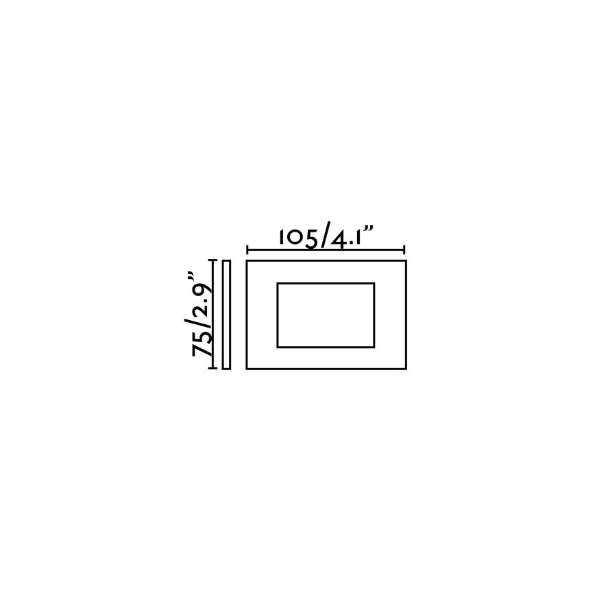 FARO 70163 - LED Vonkajšie zápustné svietidlo SPARK-1 LED/5W/230V IP65