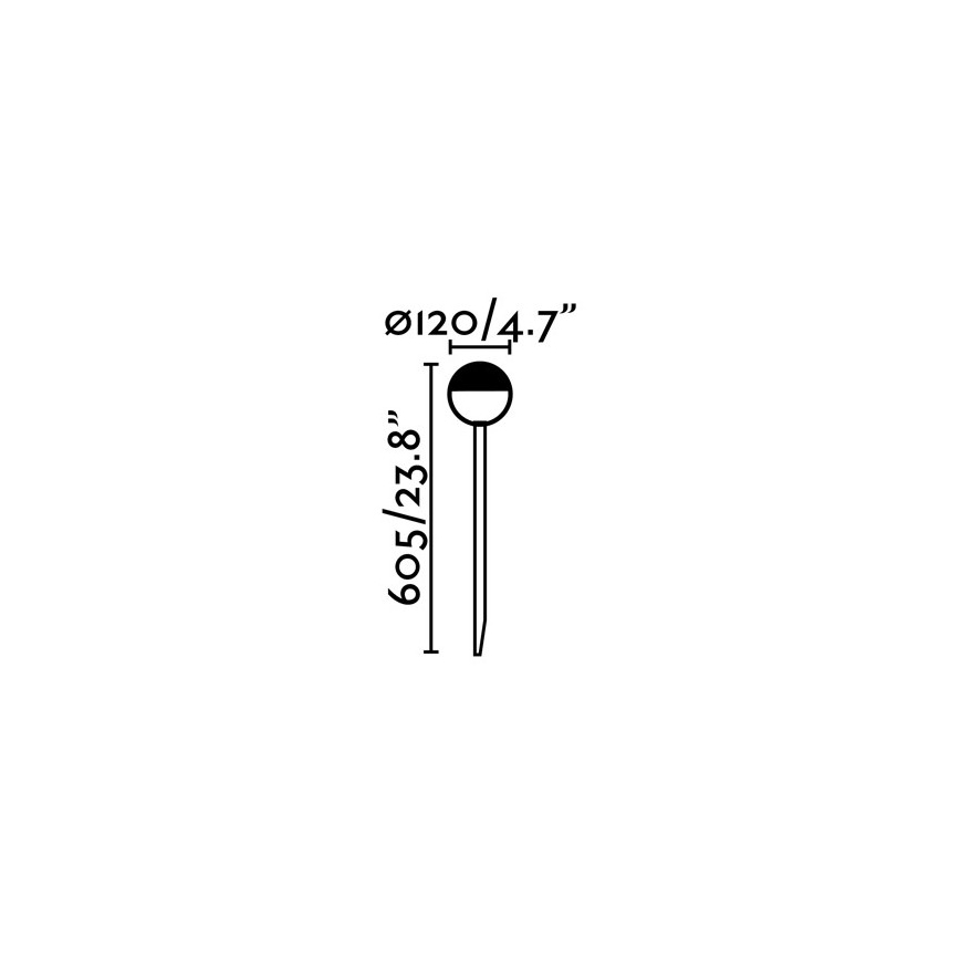 FARO 70245 - LED Vonkajšia lampa PICCOLA LED/8W/230V IP65