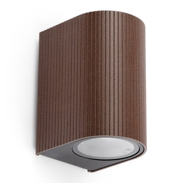 FARO 70324 - Vonkajšie nástenné svietidlo ESTELA 1xGU10/5W/230V IP65 hnedá