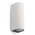 FARO 70328 - Vonkajšie nástenné svietidlo ESTELA 2xGU10/5W/230V IP65 biele