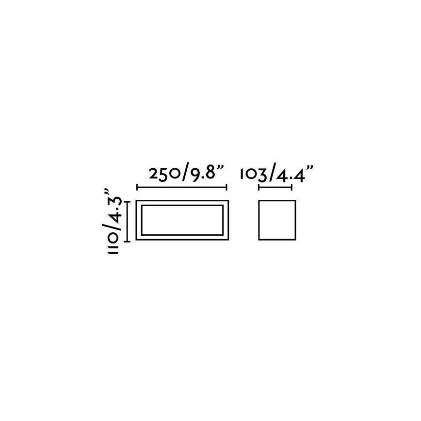 FARO 70573 - Vonkajšie nástenné svietidlo TEJO 1xE27/20W/230V IP54