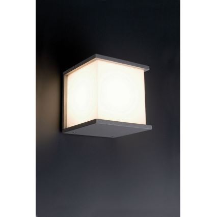 FARO 70689 - Vonkajšie nástenné svietidlo KUBICK 1xE27/60W/100-240V IP44