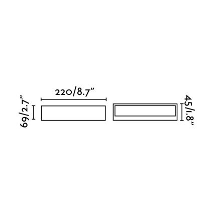 FARO 71052 - LED Vonkajšie nástenné svietidlo TOLUCA LED/16W/230V IP65