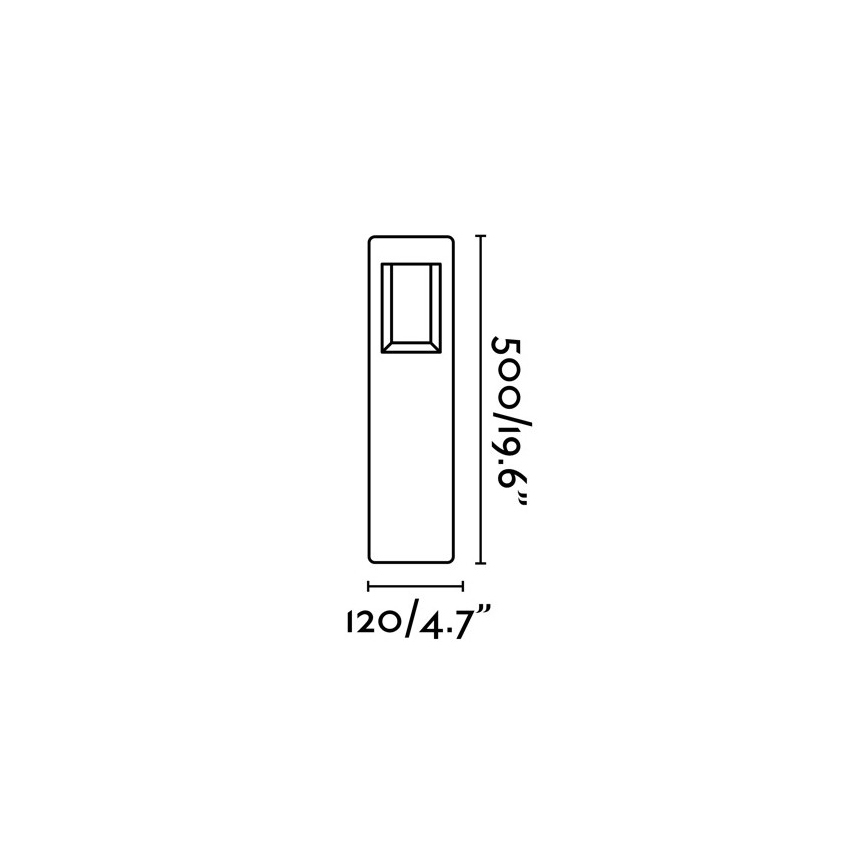 FARO 71199 - LED Vonkajšia lampa NAYA LED/8W/230V IP54