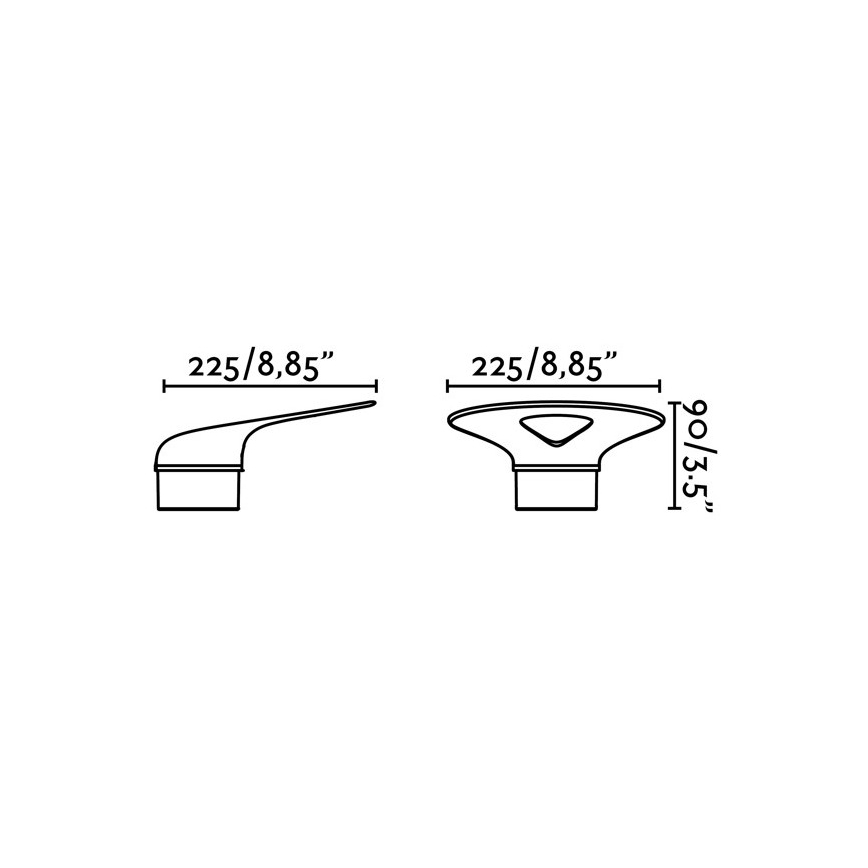 FARO 71223 - LED Vonkajšie nástenné svietidlo LOTUS LED/18W/230V IP65