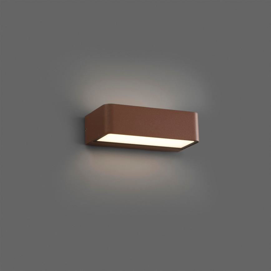 FARO 71309 - LED vonkajšie nástenné svietidlo TAKUA LED/10W/230V IP65 hnedé