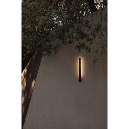 FARO 71800 - LED vonkajšie nástenné svietidlo LIME LED/6W/230V 2700/3000/4000K 60 cm CRI 90 IP65 čierne