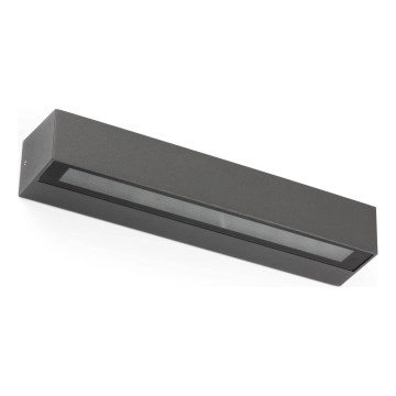 FARO 71904 - LED vonkajšie nástenné svietidlo DORO 2xLED/10W/230V IP65 antracit