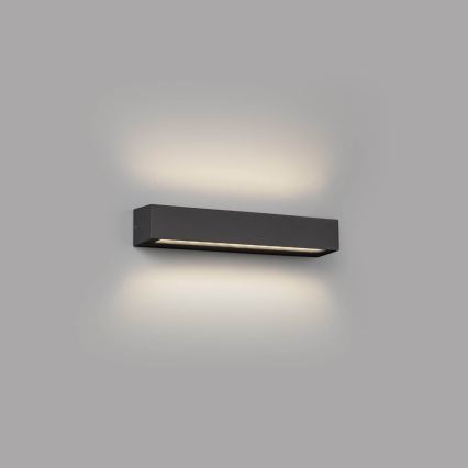 FARO 71904 - LED vonkajšie nástenné svietidlo DORO 2xLED/10W/230V IP65 antracit