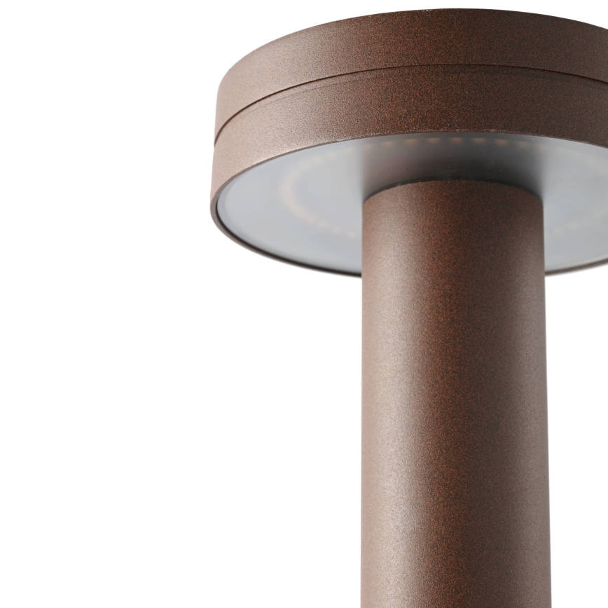 FARO 71949 - LED Vonkajšia lampa ESPOT LED/9W/230V 2200/2700/3200/4000K IK07 IP65 60 cm hnedá